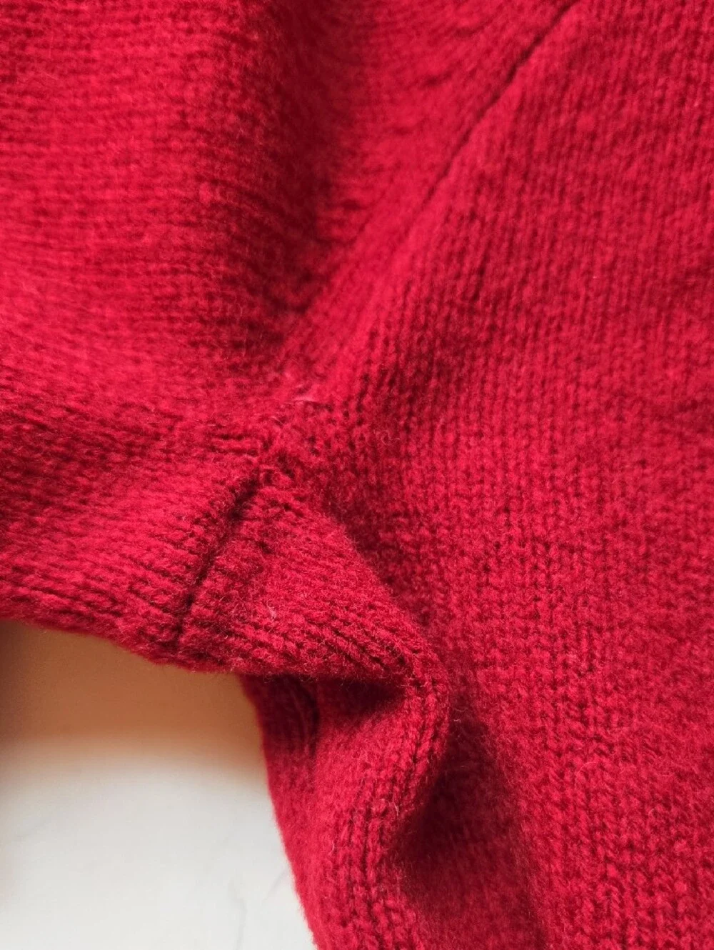 Polo by Ralph Lauren Dark Red Long-Sleeve Polo Sweater
